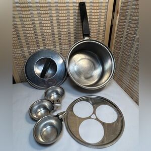 Egg Poacher Set Vintage Ekco